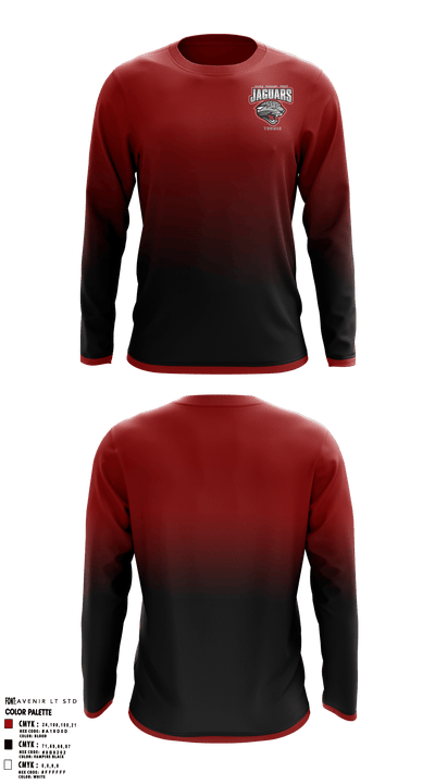 Blue Valley West High School Tennis 45825170 Long Sleeve Performance Shirt - 1