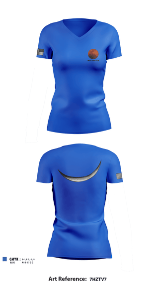 Women's Short Sleeve Vneck Shirt, , Space Force, Teamtime, Team time, sublimation, custom sports apparel, team uniforms, spirit wear, spiritwear, sports uniforms, custom shirts, team store, custom team store, fundraiser sports, apparel fundraiser