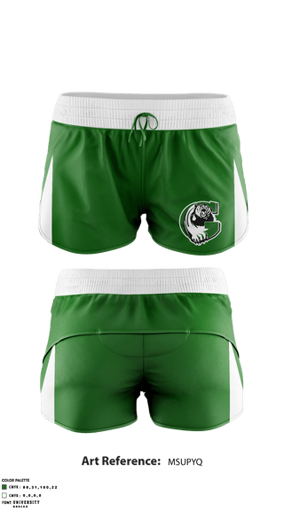 Track Shorts, Griswold High School Cheer, , Teamtime, Team time, sublimation, custom sports apparel, team uniforms, spirit wear, spiritwear, sports uniforms, custom shirts, team store, custom team store, fundraiser sports, apparel fundraiser