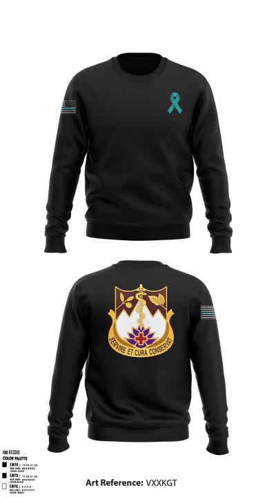 627th Hospital Center 2831867 Crew Neck Sweatshirt - 1
