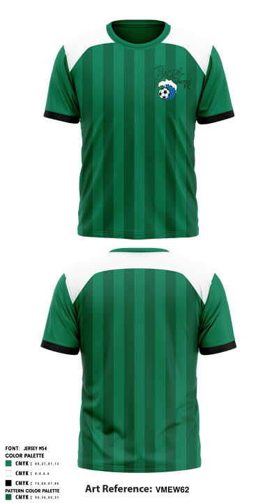 Bays United 45902541 Short Sleeve Performance Shirt - 1