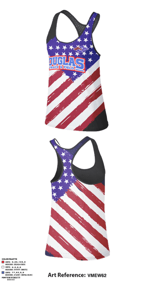 Women's Track Singlet, Douglas High School Track, Track & Field, Teamtime, Team time, sublimation, custom sports apparel, team uniforms, spirit wear, spiritwear, sports uniforms, custom shirts, team store, custom team store, fundraiser sports, apparel fundraiser
