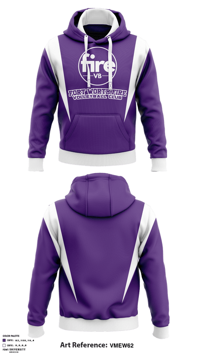 Fort Worth Fire Volleyball Club 27363537 Hoodie - 1
