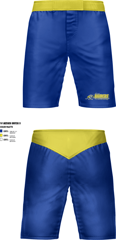 Elco Raiders Wrestling 26403555 Fight Shorts - 1