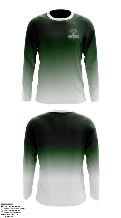 Pine-Richland High School Tennis 84993551 Long Sleeve Performance Shirt - 1