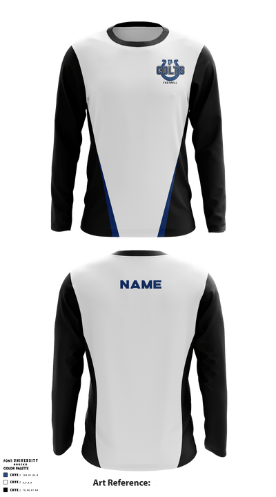 Mara Colts 58187834 Long Sleeve Performance Shirt - 3