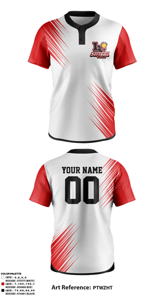 Two Button Softball Jersey, Laguna Niguel Girls Softball, Softball, Teamtime, Team time, sublimation, custom sports apparel, team uniforms, spirit wear, spiritwear, sports uniforms, custom shirts, team store, custom team store, fundraiser sports, apparel fundraiser