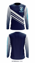 Cranberry-Prosperity Elementary 80628734 Long Sleeve Performance Shirt - 1