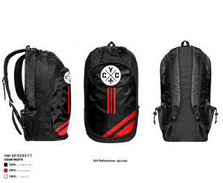 Gear Bag, Catholic Youth Council (CYC) Sports, Men's Soccer, Teamtime, Team time, sublimation, custom sports apparel, team uniforms, spirit wear, spiritwear, sports uniforms, custom shirts, team store, custom team store, fundraiser sports, apparel fundraiser