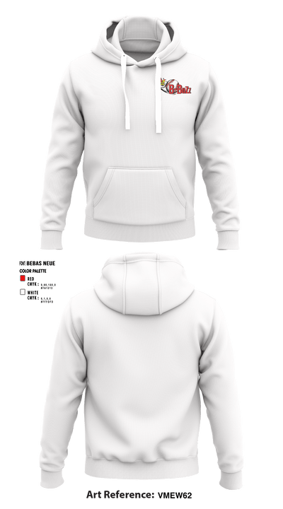 B Buzz Baseball League 70409945 Hoodie - 2