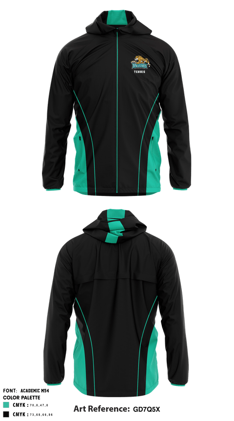 Windbreaker, Glen Allen High School Tennis, Tennis, Teamtime, Team time, sublimation, custom sports apparel, team uniforms, spirit wear, spiritwear, sports uniforms, custom shirts, team store, custom team store, fundraiser sports, apparel fundraiser