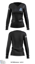 MultiCare Security 13056077 Women's Long Sleeve V-neck Shirt - 1