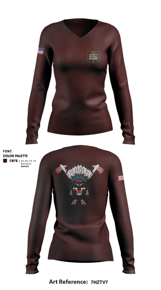 Women's Long Sleeve Vneck Shirt, , Army, Teamtime, Team time, sublimation, custom sports apparel, team uniforms, spirit wear, spiritwear, sports uniforms, custom shirts, team store, custom team store, fundraiser sports, apparel fundraiser