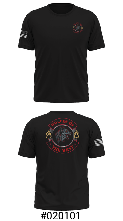Wolves of the west 83450229 Short Sleeve Performance Shirt - 31