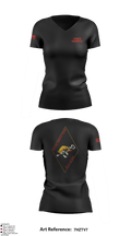 CHAOS COMPANY 95825038 Women's Short Sleeve V-neck Shirt - 10