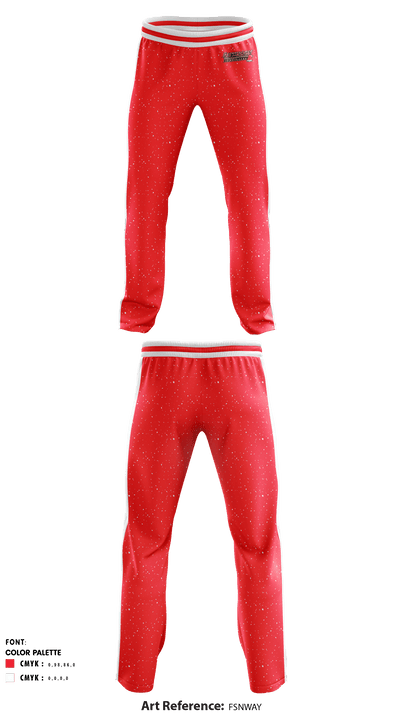 Patterson High School Track 9315007 Sweatpants - 1