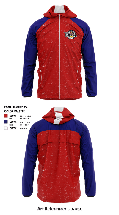 Ohio Lady Lasers Softball 49424665 Windbreaker - 1