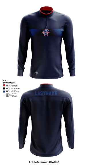 Quarter Zip Jacket, Centaurus HS Warriors Boys Volleyball, Men's Volleyball, Teamtime, Team time, sublimation, custom sports apparel, team uniforms, spirit wear, spiritwear, sports uniforms, custom shirts, team store, custom team store, fundraiser sports, apparel fundraiser