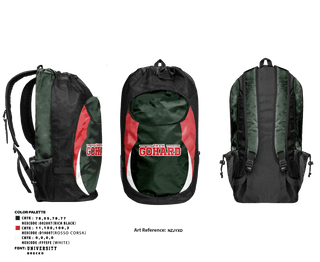 Gear Bag, Team GoHard, Men's Basketball, Teamtime, Team time, sublimation, custom sports apparel, team uniforms, spirit wear, spiritwear, sports uniforms, custom shirts, team store, custom team store, fundraiser sports, apparel fundraiser