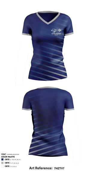 Women's Short Sleeve Vneck Shirt, HL Bourgeois Golf, Golf, Teamtime, Team time, sublimation, custom sports apparel, team uniforms, spirit wear, spiritwear, sports uniforms, custom shirts, team store, custom team store, fundraiser sports, apparel fundraiser