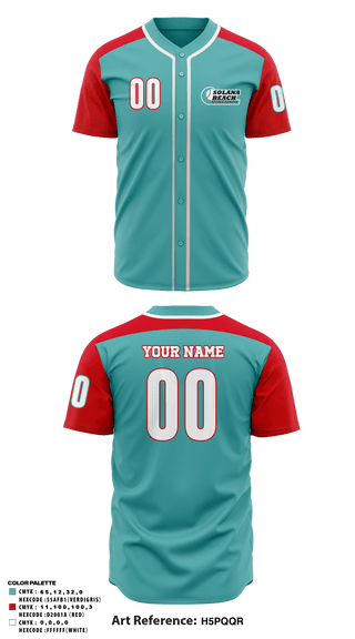 Two Button Baseball Jersey, Solana Beach Little League, Baseball, Teamtime, Team time, sublimation, custom sports apparel, team uniforms, spirit wear, spiritwear, sports uniforms, custom shirts, team store, custom team store, fundraiser sports, apparel fundraiser