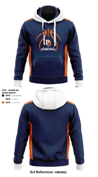 Hoodie, Poston Butte High School Basketball, Women's Basketball, Teamtime, Team time, sublimation, custom sports apparel, team uniforms, spirit wear, spiritwear, sports uniforms, custom shirts, team store, custom team store, fundraiser sports, apparel fundraiser
