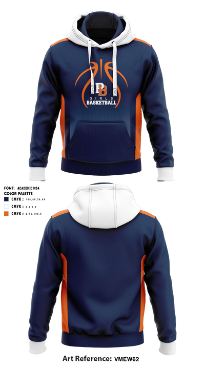 Poston Butte High School Basketball 66758149 Hoodie - 1