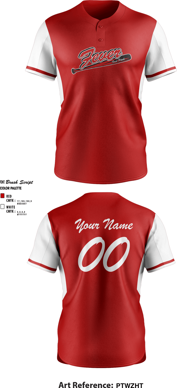 Full Button Baseball Jersey, Maryland Fever Softball, Softball, Teamtime, Team time, sublimation, custom sports apparel, team uniforms, spirit wear, spiritwear, sports uniforms, custom shirts, team store, custom team store, fundraiser sports, apparel fundraiser
