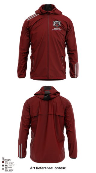 Windbreaker, BRUINS, Wrestling, Teamtime, Team time, sublimation, custom sports apparel, team uniforms, spirit wear, spiritwear, sports uniforms, custom shirts, team store, custom team store, fundraiser sports, apparel fundraiser