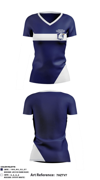 Women's Short Sleeve Vneck Shirt, Acadiana Renaissance Charter Academy High School, School Spirit Store, Teamtime, Team time, sublimation, custom sports apparel, team uniforms, spirit wear, spiritwear, sports uniforms, custom shirts, team store, custom team store, fundraiser sports, apparel fundraiser