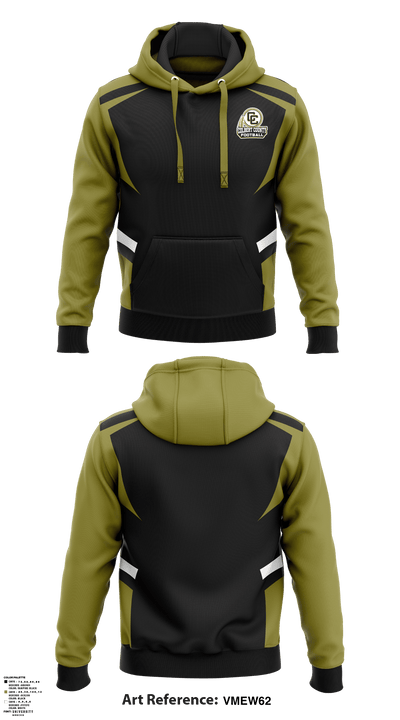Colbert County Youth Football 87235258 Hoodie - 1
