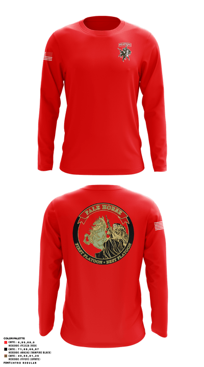 Pale Horse 72886265 Long Sleeve Performance Shirt - 17