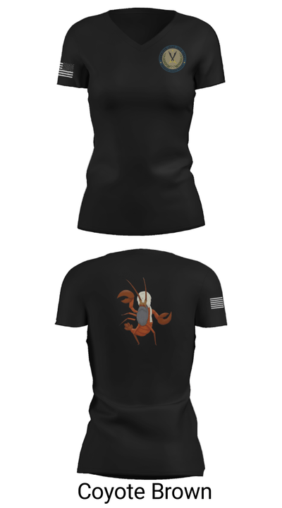 JTF MED 32 22428935 Women's Short Sleeve V-neck Shirt - 20