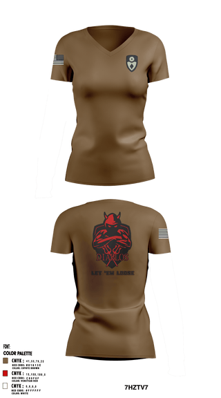 Women's Short Sleeve Vneck Shirt, , Army, Teamtime, Team time, sublimation, custom sports apparel, team uniforms, spirit wear, spiritwear, sports uniforms, custom shirts, team store, custom team store, fundraiser sports, apparel fundraiser