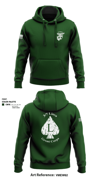 3/7 Lima 3plt 22608583 Hoodie - 2