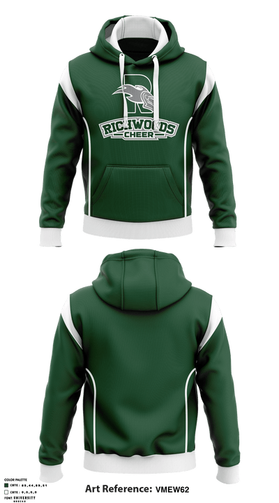 Richwoods High School Cheer 32205156 Hoodie - 1