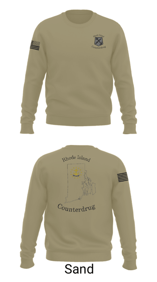Crew Neck Sweatshirt, , National Guard, Teamtime, Team time, sublimation, custom sports apparel, team uniforms, spirit wear, spiritwear, sports uniforms, custom shirts, team store, custom team store, fundraiser sports, apparel fundraiser