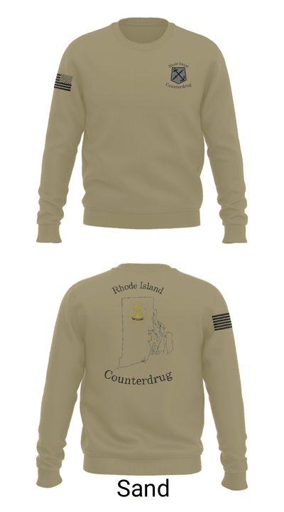 RI Counterdrug 89793472 Crew Neck Sweatshirt - 14