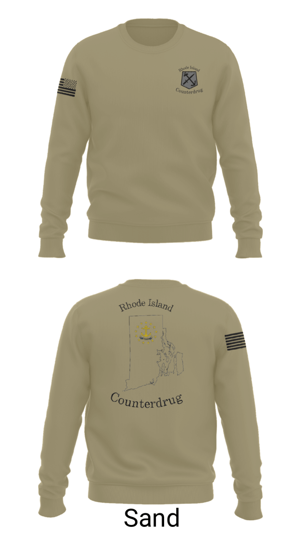 Crew Neck Sweatshirt, , National Guard, Teamtime, Team time, sublimation, custom sports apparel, team uniforms, spirit wear, spiritwear, sports uniforms, custom shirts, team store, custom team store, fundraiser sports, apparel fundraiser