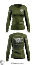 LCSO Special Response Team 90954535 Women's Long Sleeve V-neck Shirt - 1