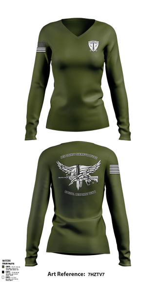 Women's Long Sleeve Vneck Shirt, , Police, Teamtime, Team time, sublimation, custom sports apparel, team uniforms, spirit wear, spiritwear, sports uniforms, custom shirts, team store, custom team store, fundraiser sports, apparel fundraiser