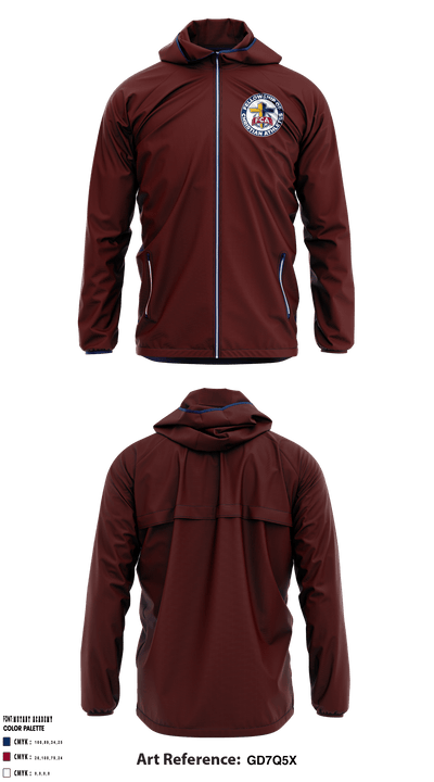 Fellowship of Christian Athletes 77170783 Windbreaker - 3