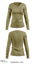 HHC 1-63AR Snipers 84221714 Women's Long Sleeve V-neck Shirt - 4