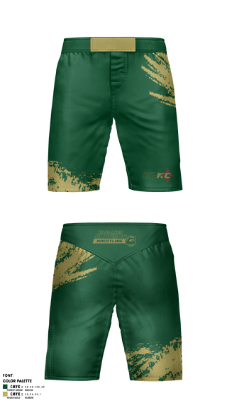 Fight Shorts, Badlands Badgers Wrestling Club, Wrestling, Teamtime, Team time, sublimation, custom sports apparel, team uniforms, spirit wear, spiritwear, sports uniforms, custom shirts, team store, custom team store, fundraiser sports, apparel fundraiser