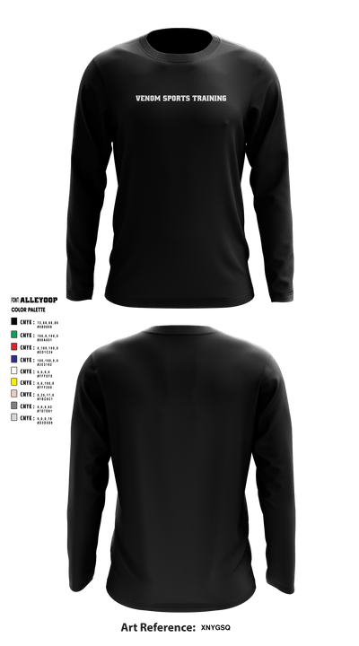 Venom Sports Training 59845358 Long Sleeve Performance Shirt - 10