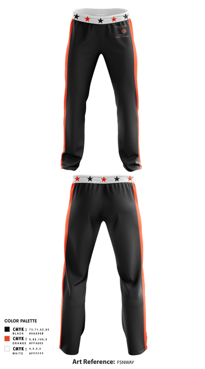 Southern Illinois Basketball Officials Association 64857236 Sweatpants - 1
