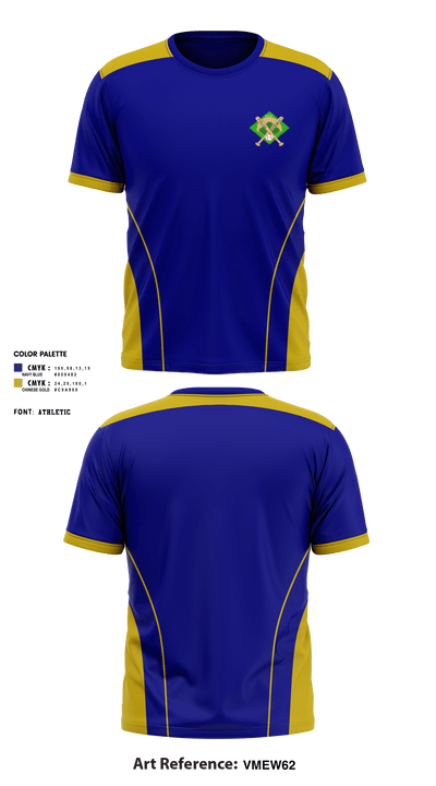 Erie Youth Baseball 21835275 Short Sleeve Performance Shirt - 1