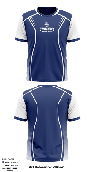 Short Sleeve Performance Shirt, Trinidad High School Volleyball, Women's Volleyball, Teamtime, Team time, sublimation, custom sports apparel, team uniforms, spirit wear, spiritwear, sports uniforms, custom shirts, team store, custom team store, fundraiser sports, apparel fundraiser