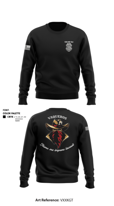 539th MP DET 80028387 Crew Neck Sweatshirt - 1