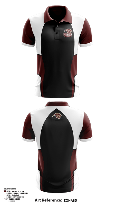 Pelion Youth Wrestling 41719734 Short Sleeve Performance Polo - 1